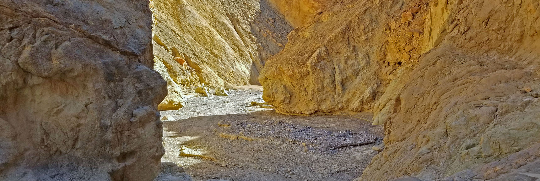 Gower Gulch Widens Just Before Opening Out Into Death Valley. | Golden Canyon to Zabriskie Point | Death Valley National Park, California