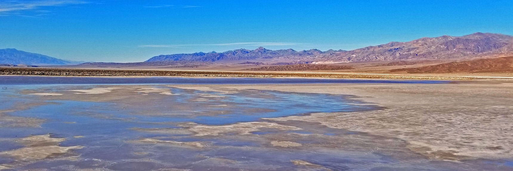 At the Shore of the Lake Looking North. | Return of Lake Manly (Lake in Death Valley) | Death Valley National Park, California