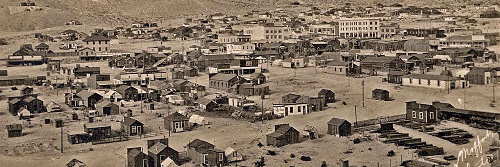 Gold Rush Town of Rhyolite Nevada, 1909 | Rhyolite Ghost Town, Nevada