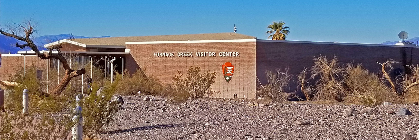 Furnace Creek Visitor Center in Death Valley, CA | Tea House & Table Rock Circuit | Furnace Creek | Death Valley National Park, California