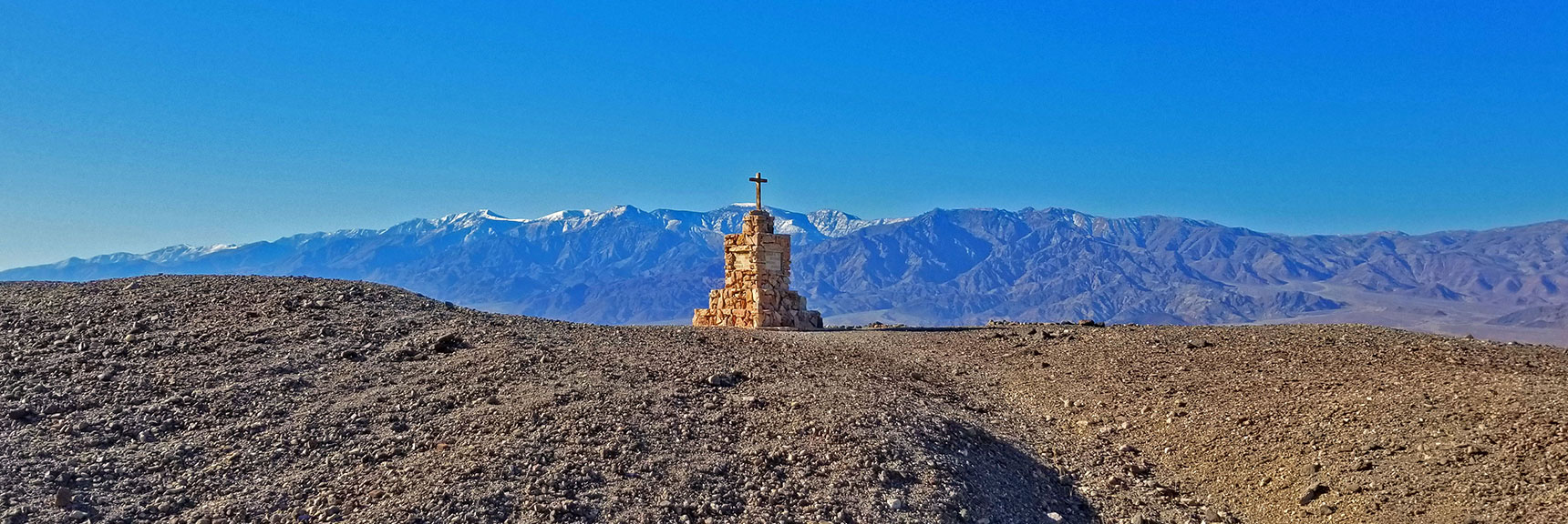 Memorial to Early Explorers and Prospectors on Tea House Access Ridge | Tea House & Table Rock Circuit | Furnace Creek | Death Valley National Park, California