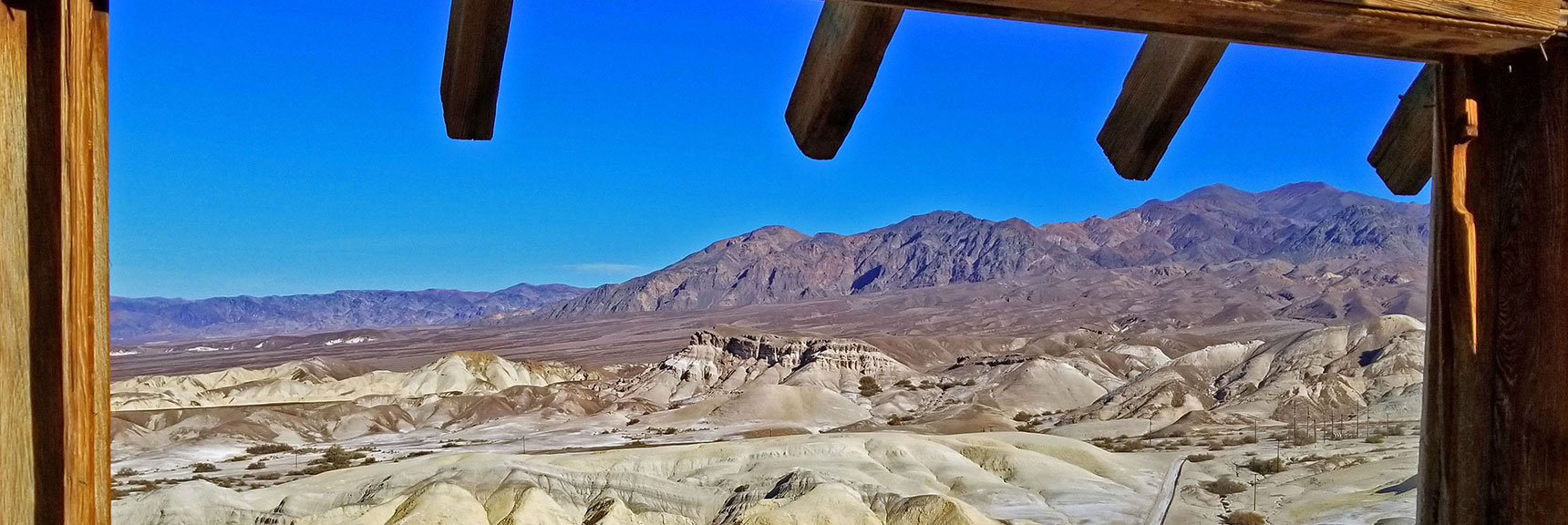 Table Rock (center) Viewed from Within the Tea House | Tea House & Table Rock Circuit | Furnace Creek | Death Valley National Park, California