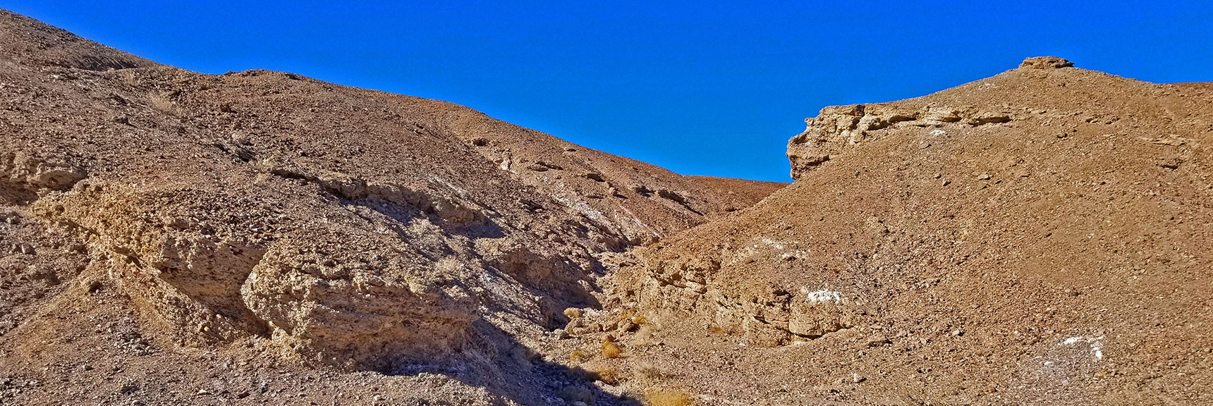 Decision to Take the Eastern Approach to the Summit. Ascend Ridge to Left. | Tea House & Table Rock Circuit | Furnace Creek | Death Valley National Park, California