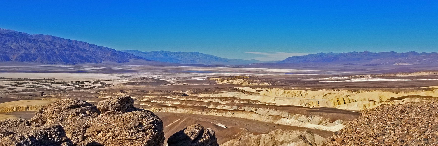 Northern Death Valley from Table Rock Summit. | Tea House & Table Rock Circuit | Furnace Creek | Death Valley National Park, California