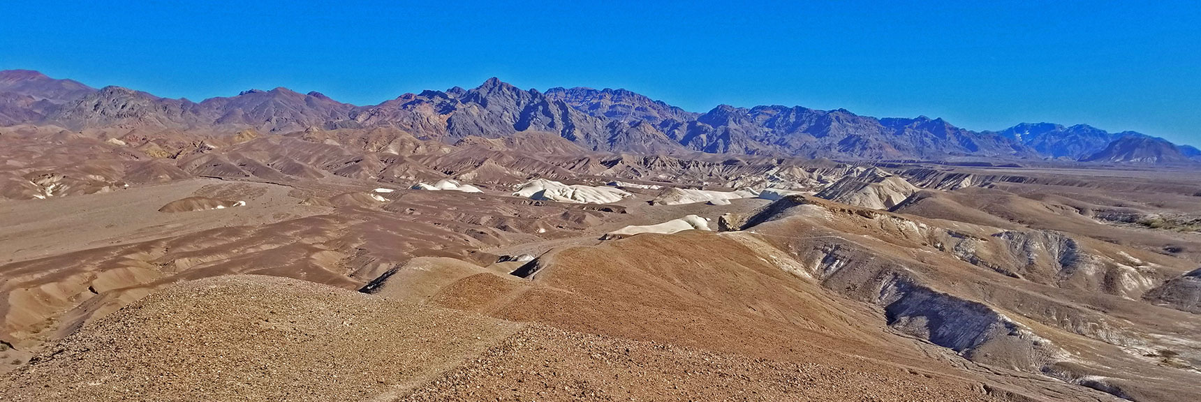 Funeral Mountains to East from Table Rock Summit. | Tea House & Table Rock Circuit | Furnace Creek | Death Valley National Park, California