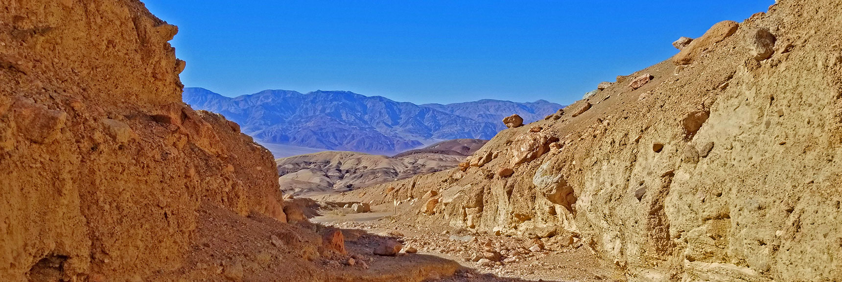 View Out the Opening of First Dip Canyon | Artists Drive Hidden Canyon Hikes | Death Valley National Park, California