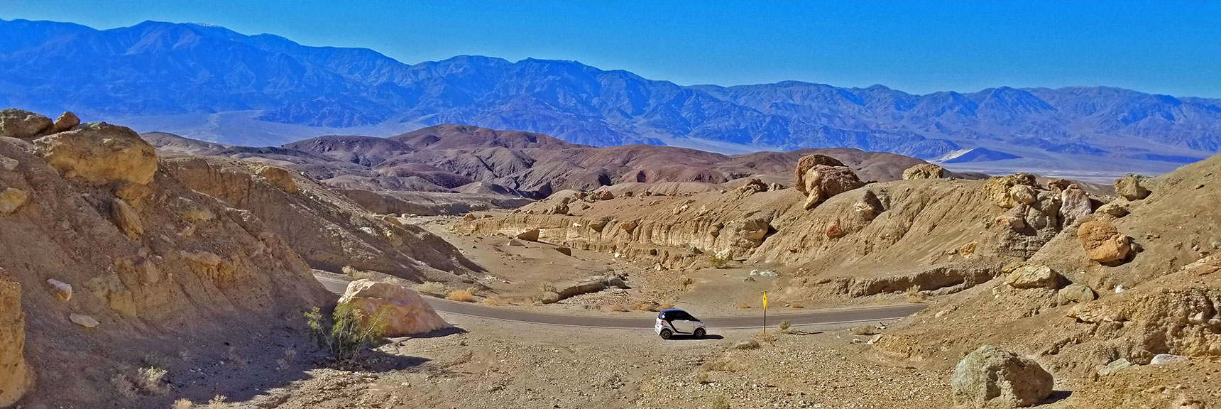 Parked at 2nd Dip Canyon | Artists Drive Hidden Canyon Hikes | Death Valley National Park, California
