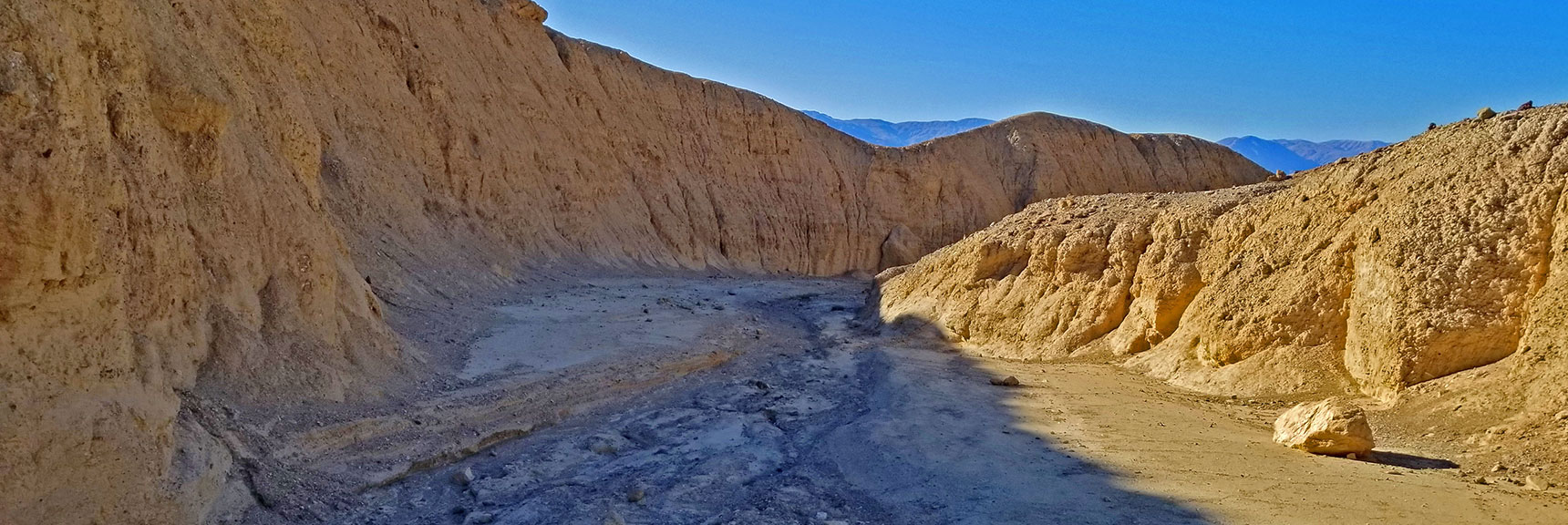 Heading Back Down the Canyon Toward Artist's Pallet | Artists Drive Hidden Canyon Hikes | Death Valley National Park, California
