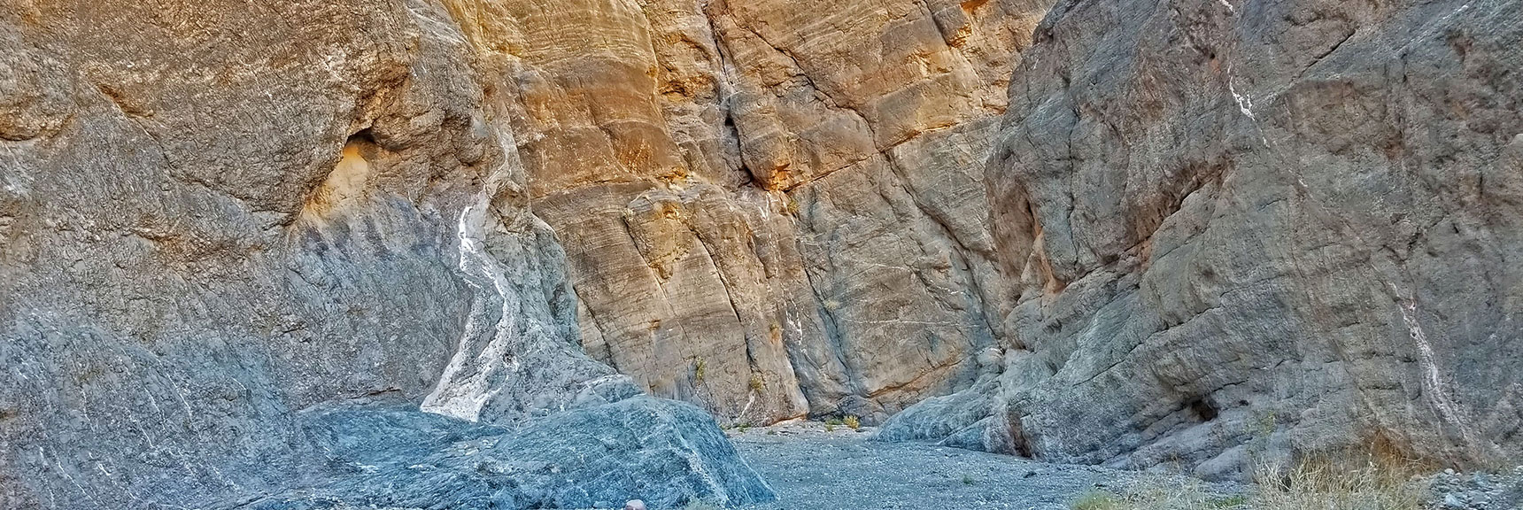 Curious Veins of White Minerals Create a Multitude of Unique Patterns | Fall Canyon | Death Valley National Park, California