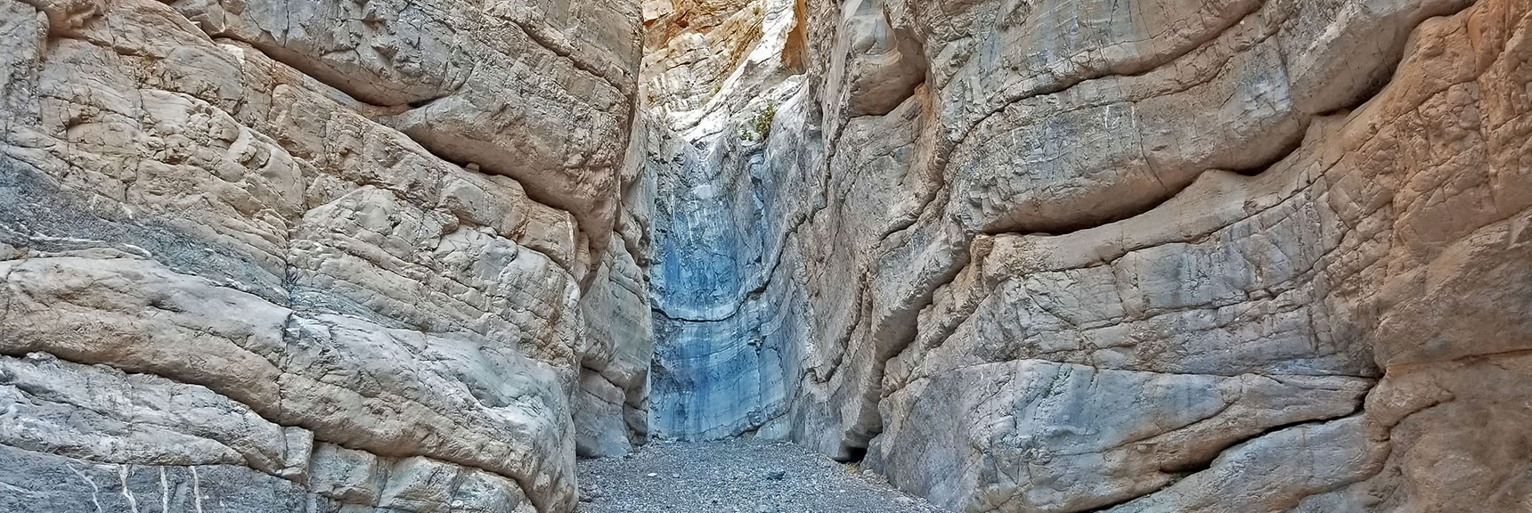 20ft Impassible Cliff Marks the Upper End of Lower Fall Canyon | Fall Canyon | Death Valley National Park, California