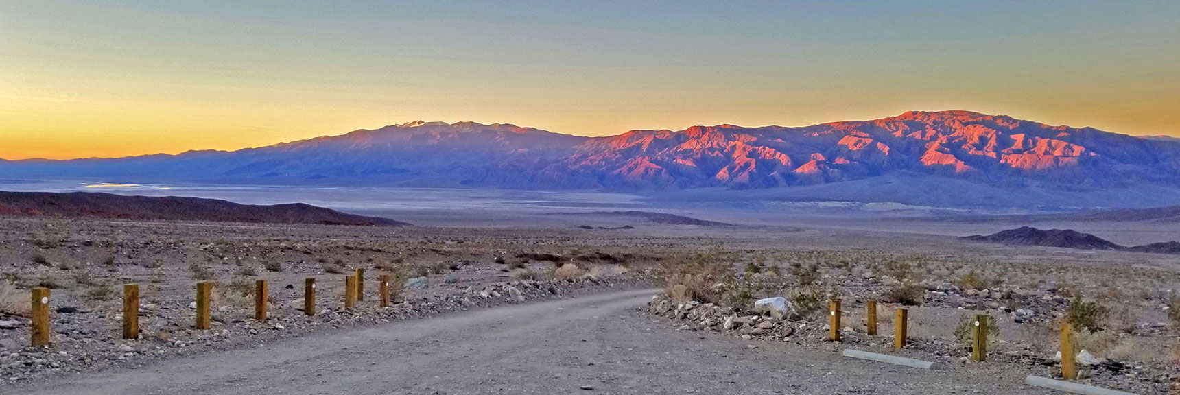 Sunrise Over Panamint Range from Keane Wonder Mine Parking Area | Keane Wonder Mine | Death Valley National Park, California