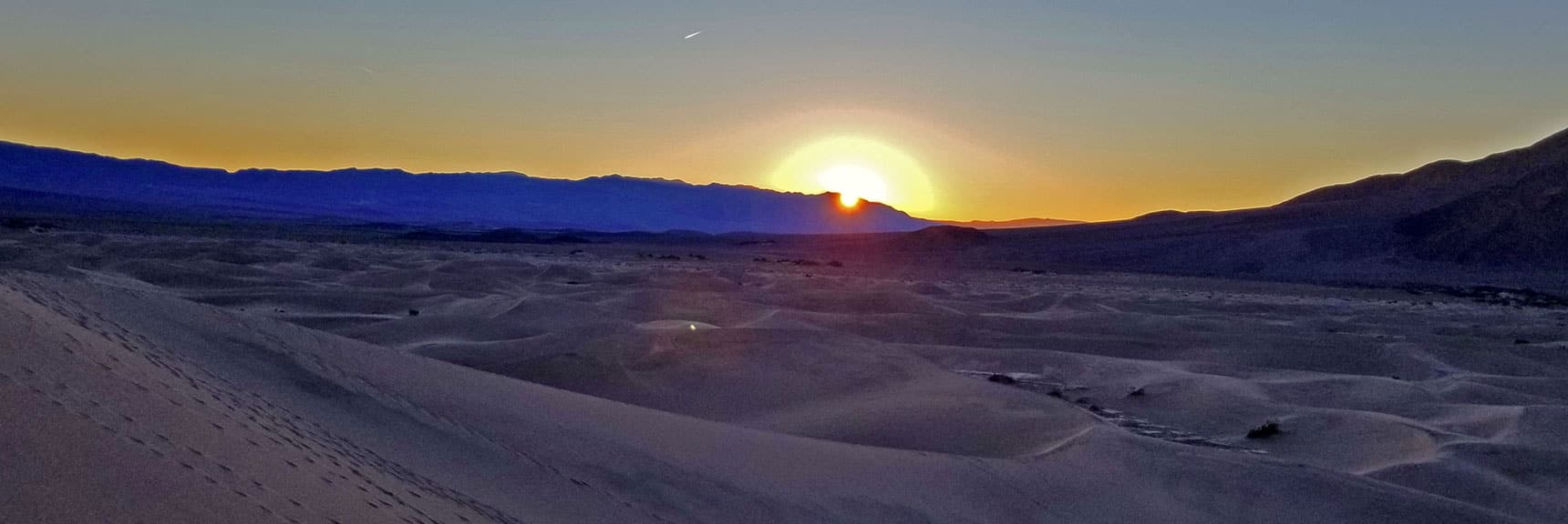 View South | Mesquite Sand Dunes Sunrise | Death Valley National Park, California