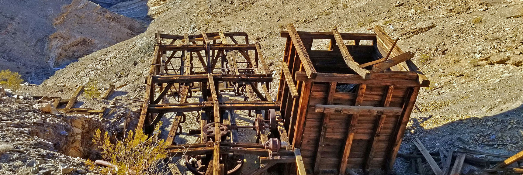 Upper Stamp Mill from Above | Keane Wonder Mine | Death Valley National Park, California