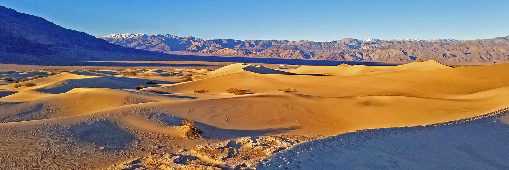 View West | Mesquite Sand Dunes Sunrise | Death Valley National Park, California