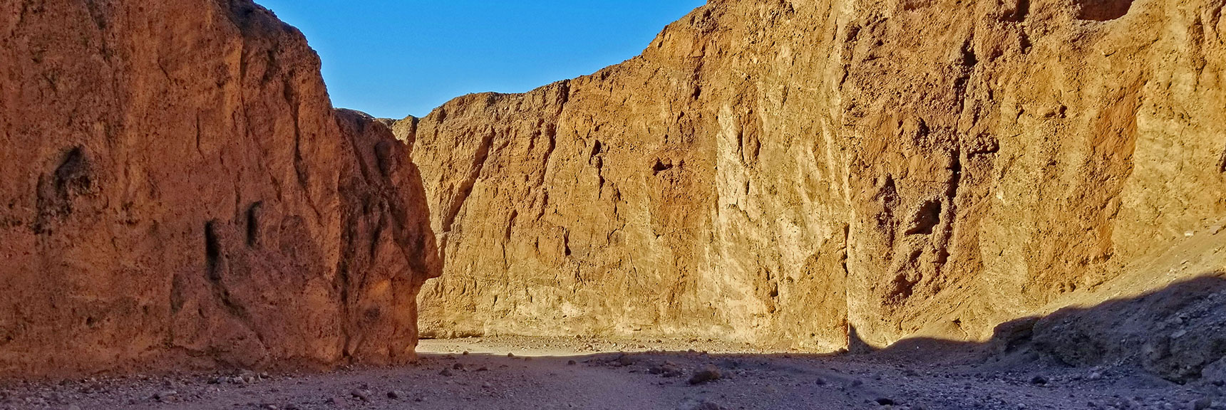 50-75ft Sharply Vertical Canyon Walls | Natural Bridge Canyon | Death Valley National Park, California