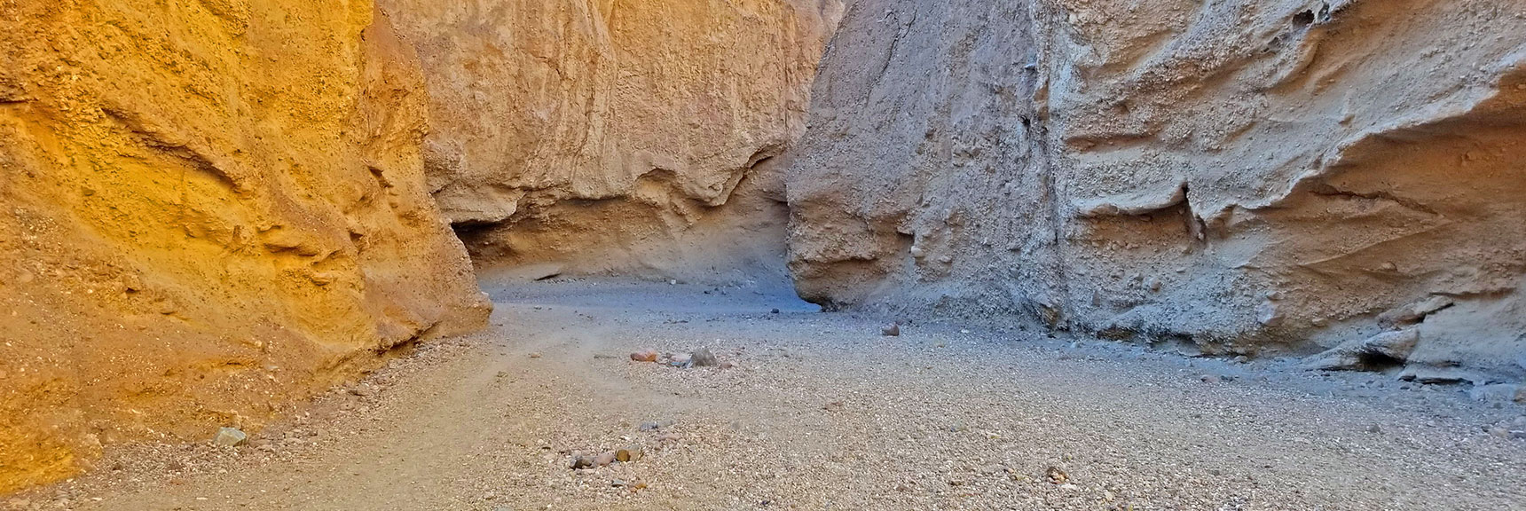Action of Flood Waters Sculpts the Walls of Natural Bridge Canyon | Natural Bridge Canyon | Death Valley National Park, California