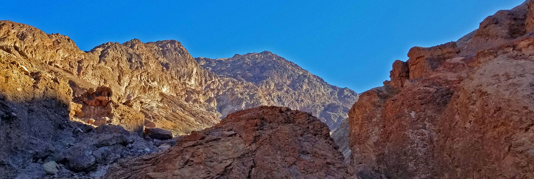 View Toward Mt. Perry Area from Dry Waterfall Bypass | Natural Bridge Canyon | Death Valley National Park, California