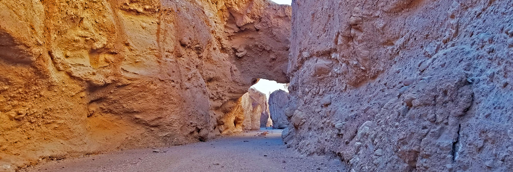 Heading Back Down Through the Natural Bridge | Natural Bridge Canyon | Death Valley National Park, California