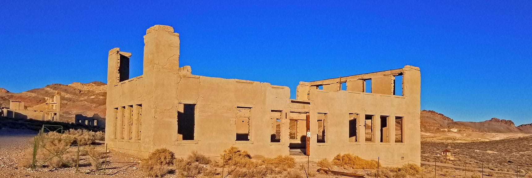 Rhyolite Schoolhouse - 250 Children at Its Height in 1906 and 1907 | Rhyolite Ghost Town | Death Valley Area, Nevada