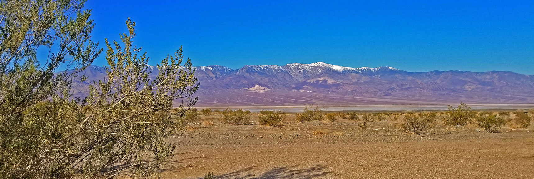 Panamint Range with Telescope Peak from Trailhead Parking Area | Sidewinder Canyon | Death Valley National Park, California