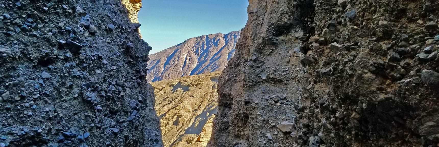 View Out Slot into Main Canyon | Sidewinder Canyon | Death Valley National Park, California