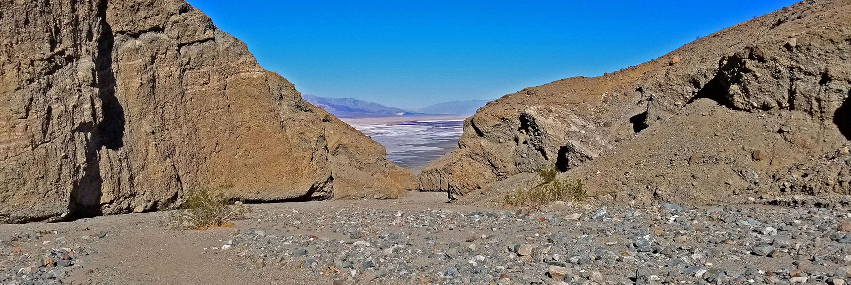 View Down Main Canyon from Higher Perspective | Sidewinder Canyon | Death Valley National Park, California