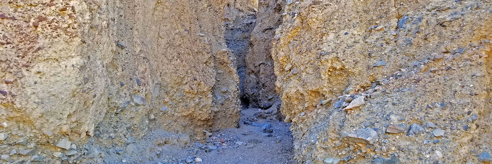 Continuing Up Narrow Channel of the Second Unofficial Slot | Sidewinder Canyon | Death Valley National Park, California