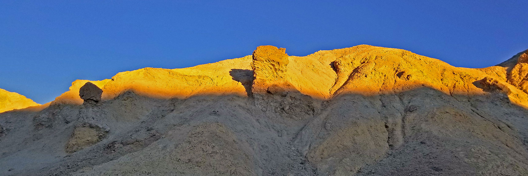 Artistic Shapes Begin to Emerge in the Sunrise | Twenty Mule Team Canyon | Death Valley National Park, California