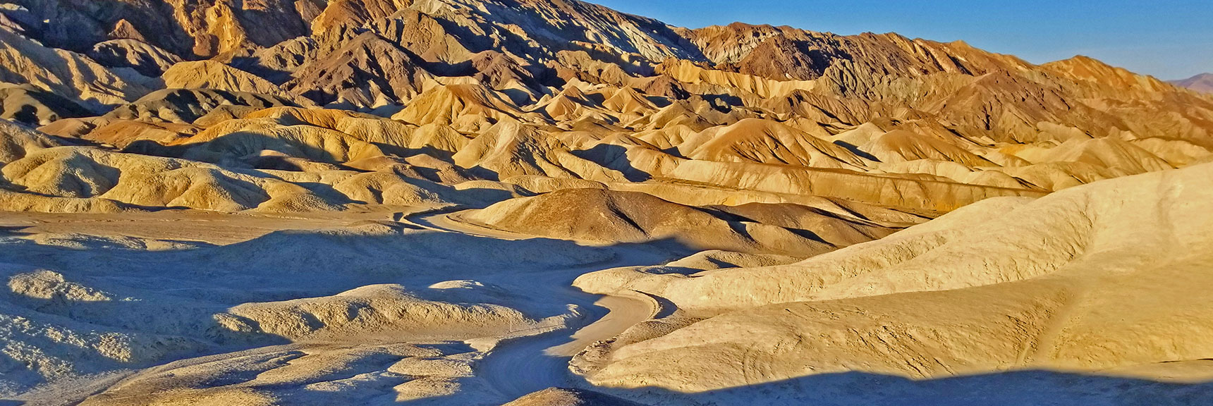 Canyon Route Winds Below | Twenty Mule Team Canyon | Death Valley National Park, California