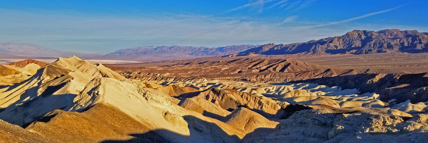 View Northeast Up Death Valley from High Canyon Ridge | Twenty Mule Team Canyon | Death Valley National Park, California