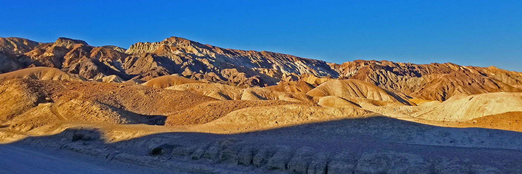 Colorful Northern Black Mountains in the Sunrise | Twenty Mule Team Canyon | Death Valley National Park, California
