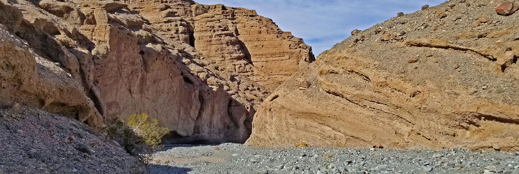 Looking Back at Beautiful Section of Canyon. Lighting Best in Downward Direction. | Willow Canyon | Death Valley National Park, California