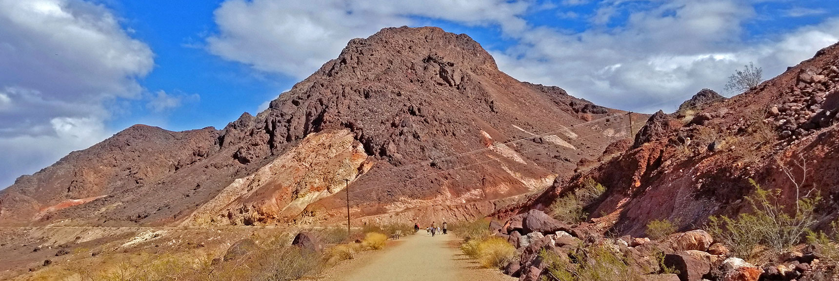 The Gradually Graded Wide Railroad Bed is an Easy Hike for All Ages | Historic Railroad Trail | Lake Mead National Recreation Area, Nevada