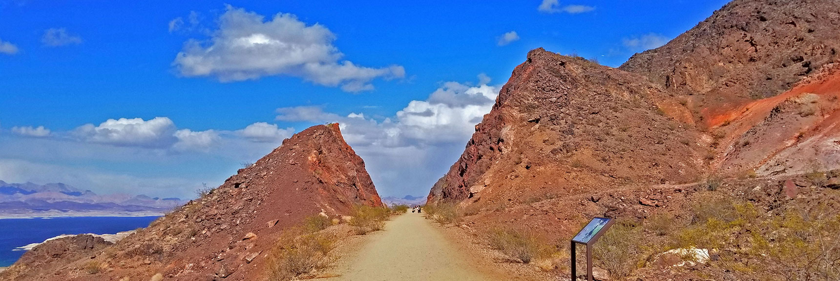 The Railroad Cuts Through the First Hill | Historic Railroad Trail | Lake Mead National Recreation Area, Nevada