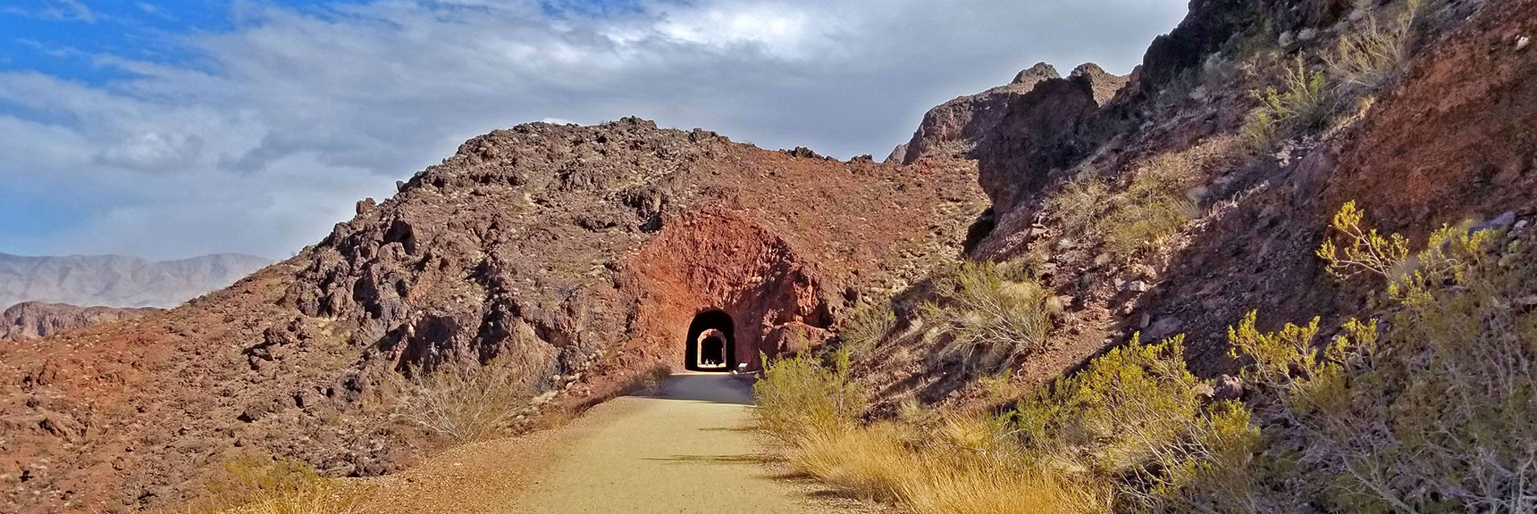 Approaching the First of 5 Railroad Tunnels | Historic Railroad Trail | Lake Mead National Recreation Area, Nevada