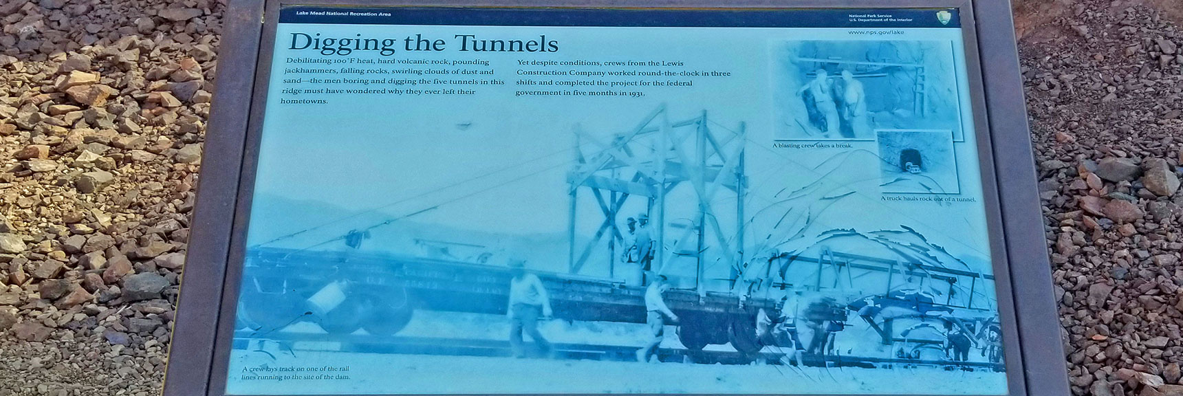 The 5-Tunnel Project Was Completed in Just 5 Months in 1931 | Historic Railroad Trail | Lake Mead National Recreation Area, Nevada