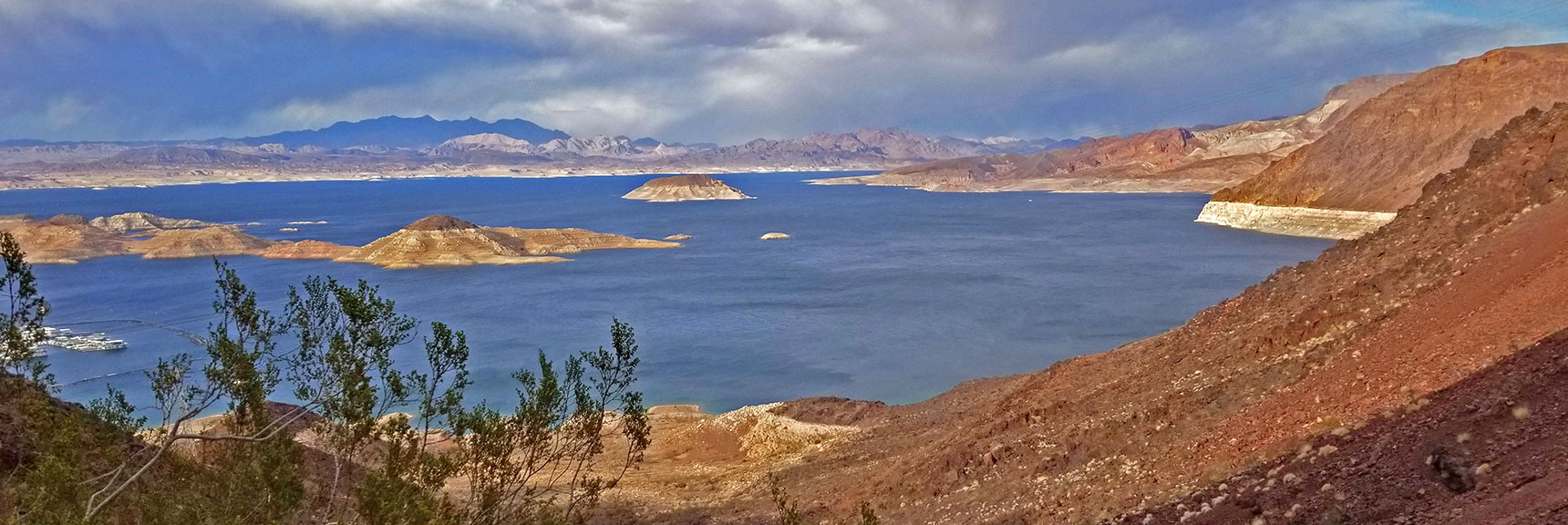View Across Lake Mead During the Return Trip | Historic Railroad Trail | Lake Mead National Recreation Area, Nevada
