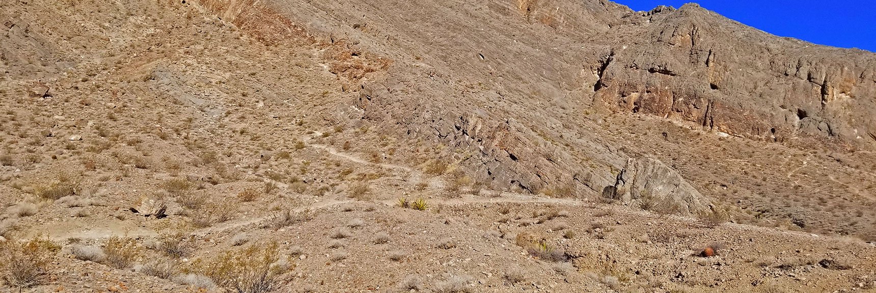 Circling Around to the South, Additional View, Potential Climbing Routes | Lone Mountain | Las Vegas, Nevada