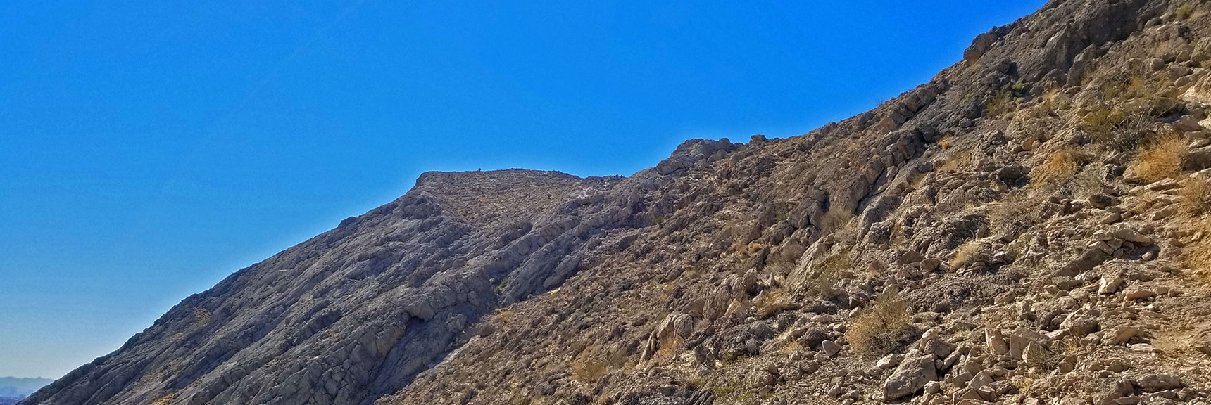 Higher View of Main Summit Approach Ridge | Lone Mountain | Las Vegas, Nevada