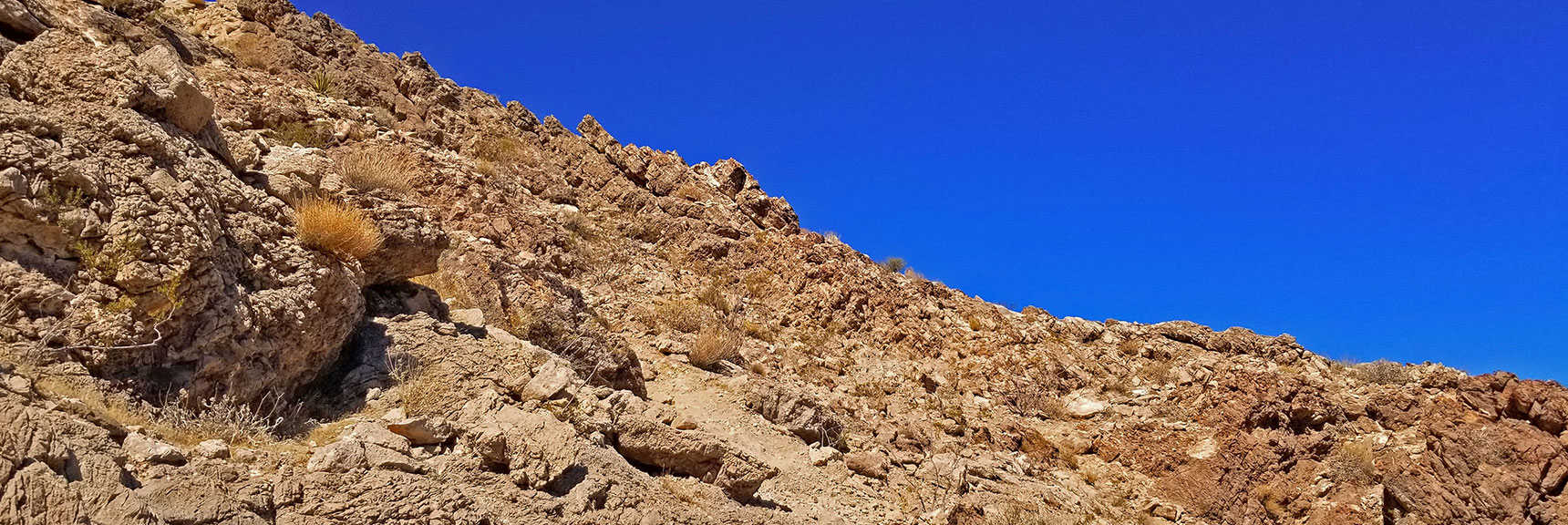 Nearing the Summit Ridge. Rugged Solitude on This Highly Traveled Mountain. | Lone Mountain | Las Vegas, Nevada