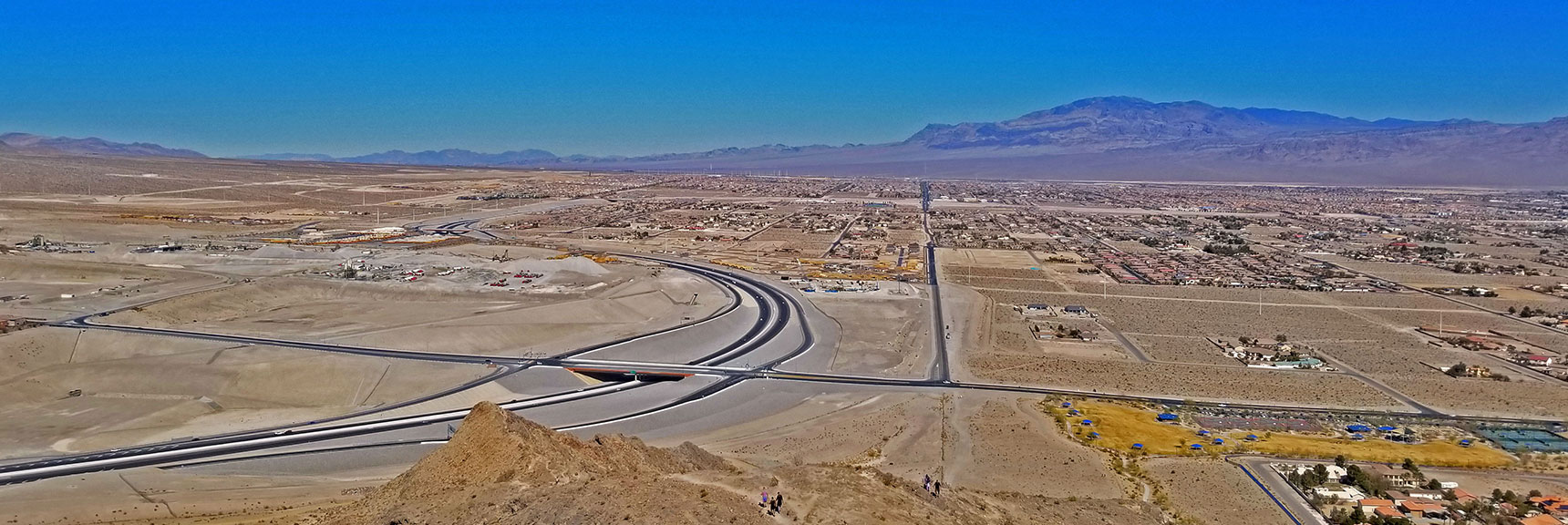 360 Summit View: I-215 with Sheep Range Backdrop | Lone Mountain | Las Vegas, Nevada