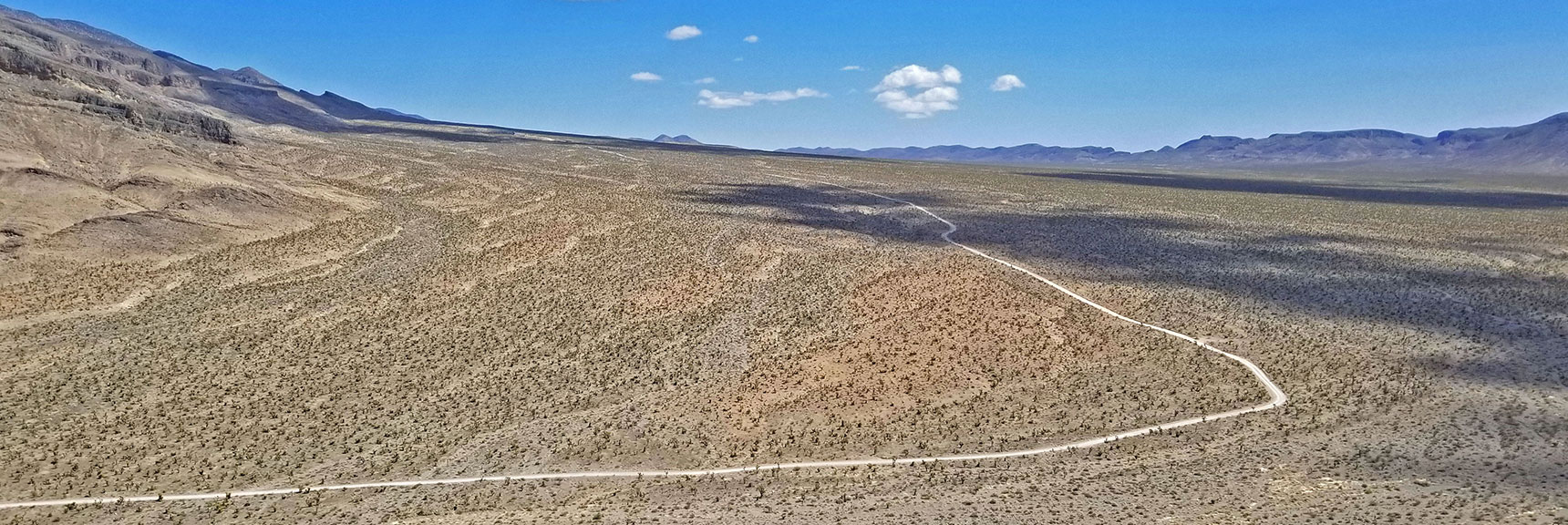 View of Huge Valley Blanketed with Joshua Tree Forest East of the Sheep Range | Fossil Ridge End to End | Sheep Range | Desert National Wildlife Refuge, Nevada
