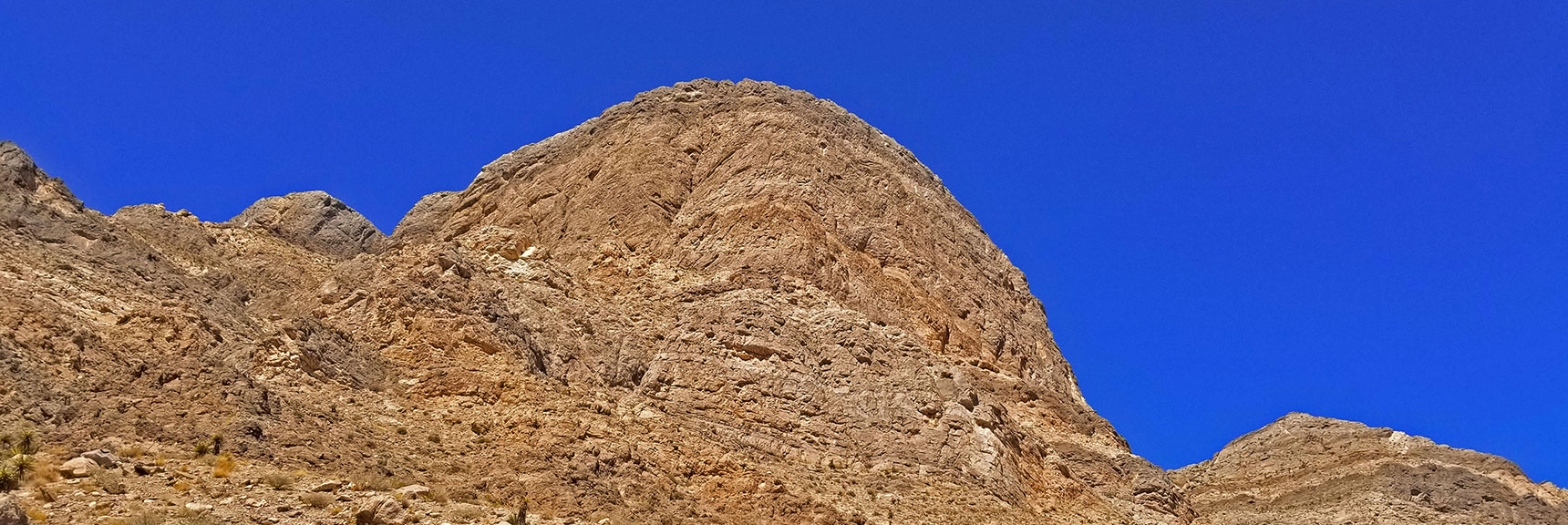 Close View of Little El Padre Mt Cliff | Little La Madre Mt, Little El Padre Mt, Little Burnt Peak | Near La Madre Mountains Wilderness, Nevada