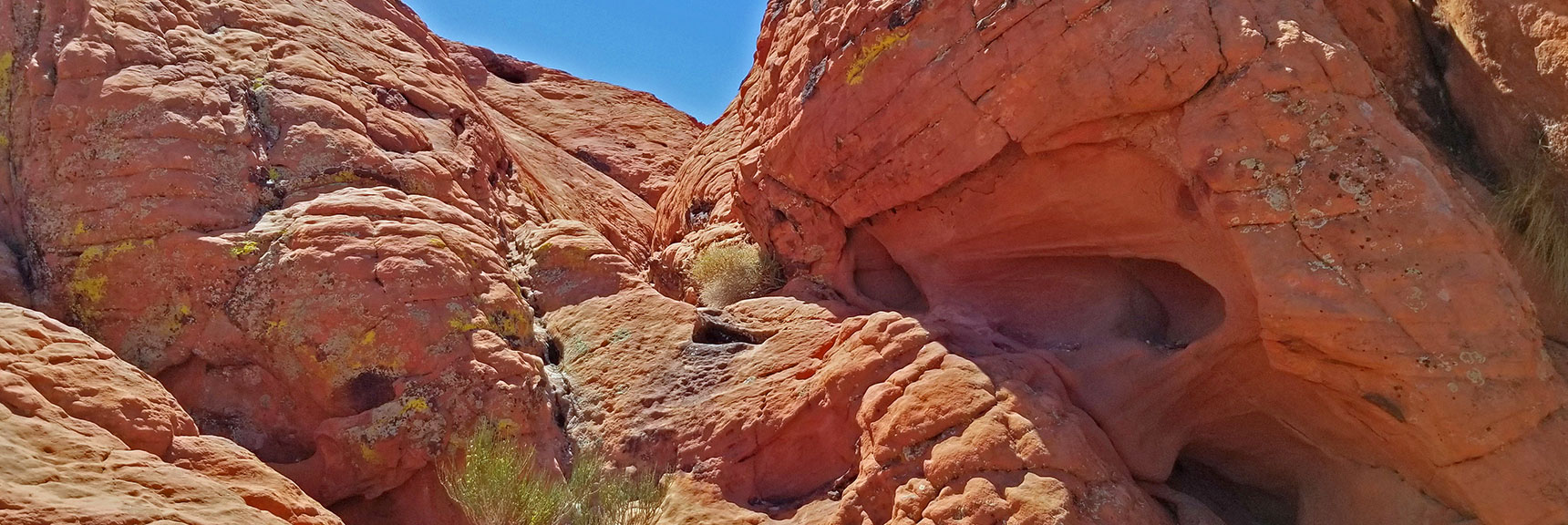 Niches and Gullys in Red Rock Formations | Little Red Rock Las Vegas, Nevada, Near La Madre Mountains Wilderness