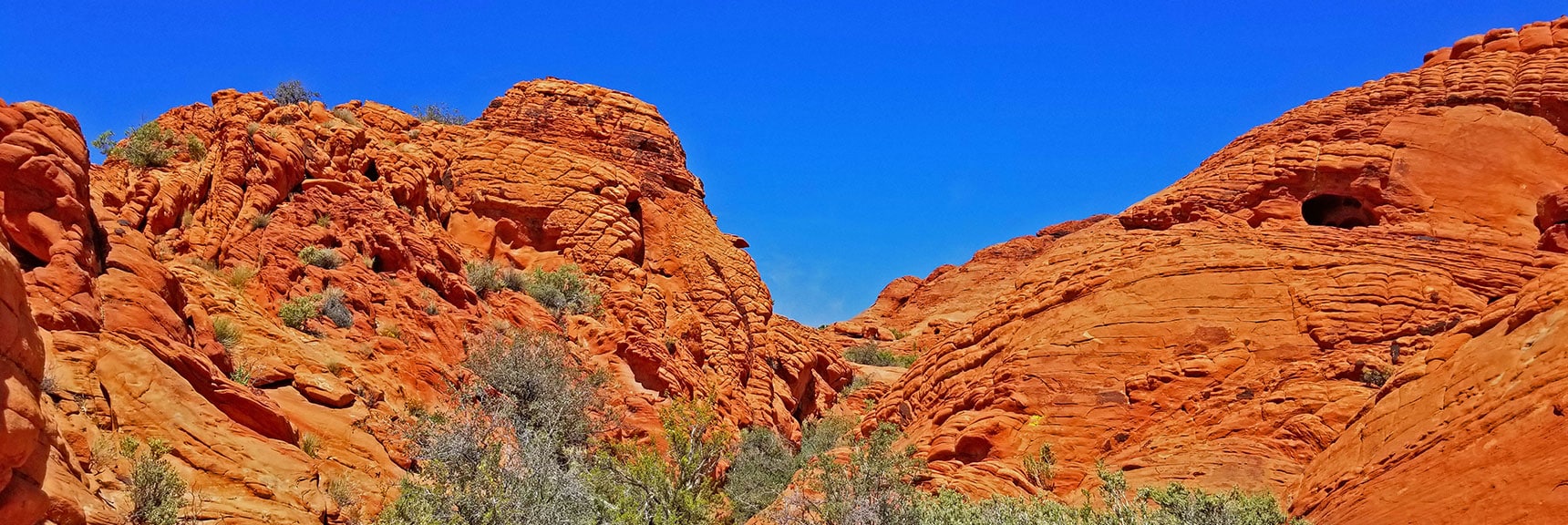 Note the Layered Beehive Formations, Similar to Those at Valley of Fire State Park | Little Red Rock Las Vegas, Nevada, Near La Madre Mountains Wilderness