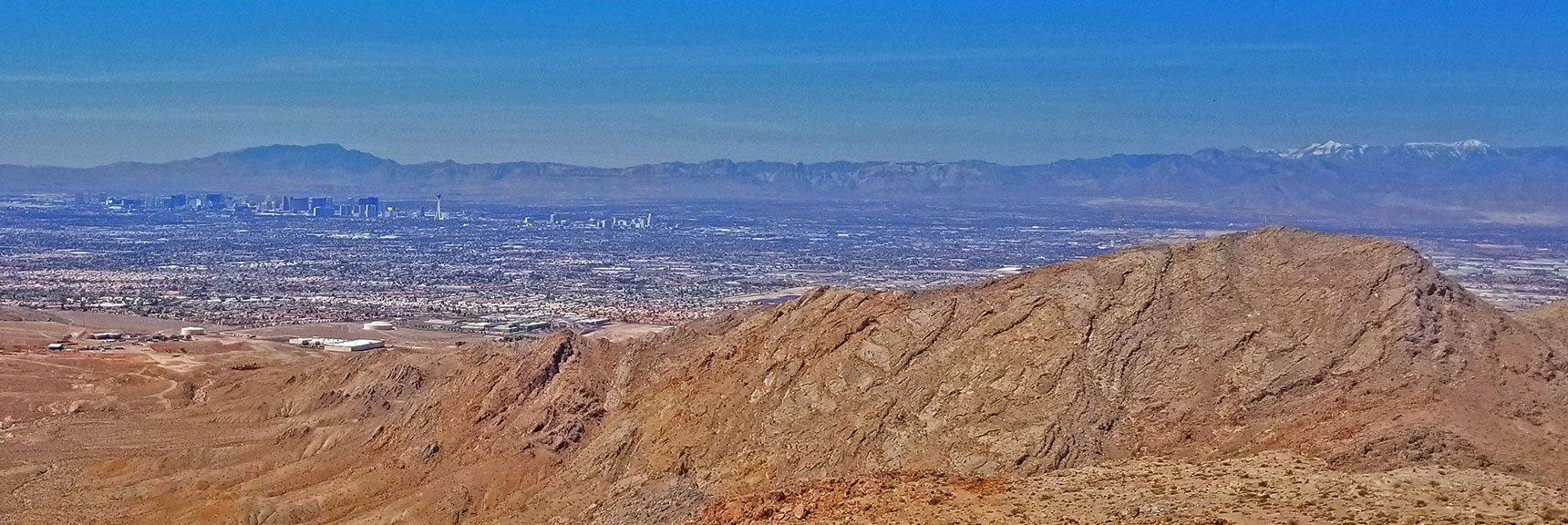 Larger View of Potosi Mt, Rainbow Mts, La Madre Mts, Mt Charleston Wilderness | Sunrise Mountain, Las Vegas, Nevada