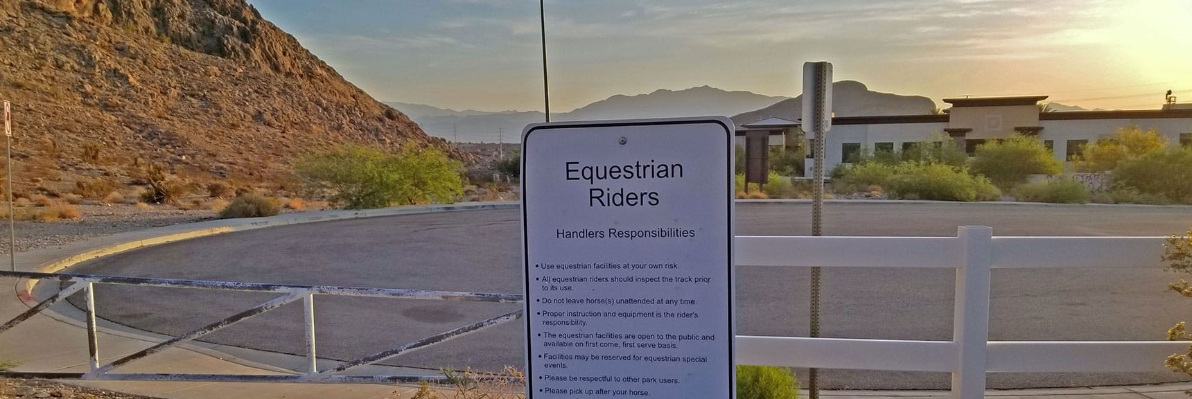 Buckskin Park Appears Geared To Equestrian Use. Many Trails to the West. | Cheyenne Mountain | Las Vegas, Nevada