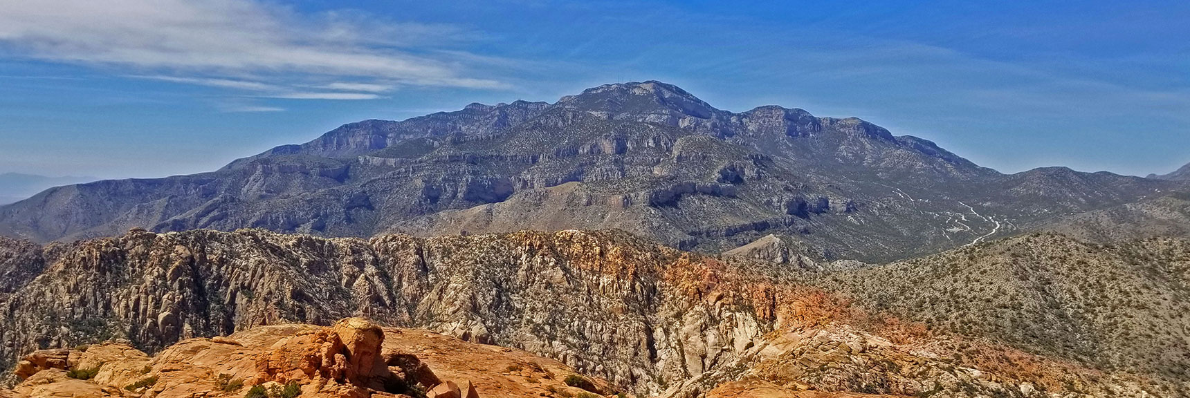 Potosi Mountain to the South of Windy Peak Summit | Windy Peak | Rainbow Mountain Wilderness, Nevada
