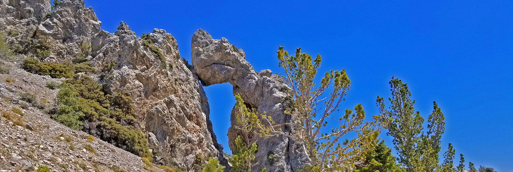 Side Trip to Get a Closer Look at the Arch | Black Rock Sister | Mt Charleston Wilderness | Lee Canyon | Spring Mountains, Nevada