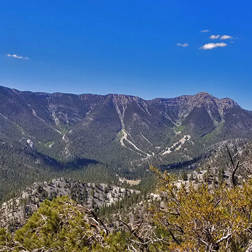 Lee Canyon to Kyle Canyon Upper Rim | Mt Charleston Wilderness | Spring Mountains, Nevada